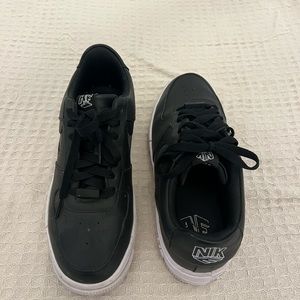 Nike Air Force 1 woman’s in black. Size 9